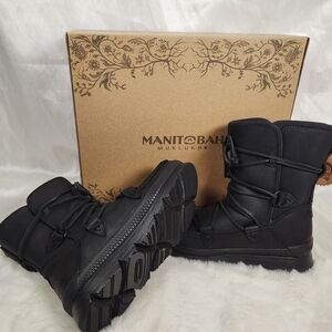 Black Winter Boots